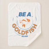 Ted Lasso | Be A Goldfish Sherpadecke (Vorderseite)