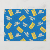 Ted Lasso | Believe Sign and Ball Toss Pattern Postkarte (Vorderseite)