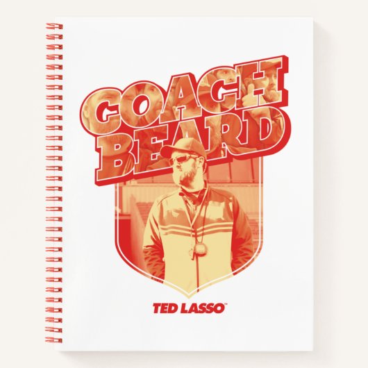Ted Lasso | Coach Beard Badge Notizblock (Vorderseite)