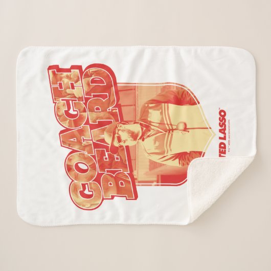 Ted Lasso | Coach Beat Abzeichen Sherpadecke (Vorderseite (Horizontal))