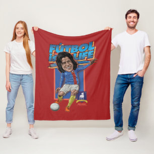Ted Lasso Dani Rojas Bobblehad Fleecedecke