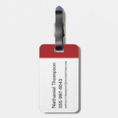 Ted Lasso | Dani Rojas Bobblehad Gepäckanhänger (Rückseite vertikal)