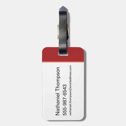 Ted Lasso | Dani Rojas Bobblehad Gepäckanhänger (Rückseite vertikal)