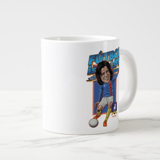 Ted Lasso | Dani Rojas Bobblehad Jumbo-Tasse (Vorderseite Rechts)
