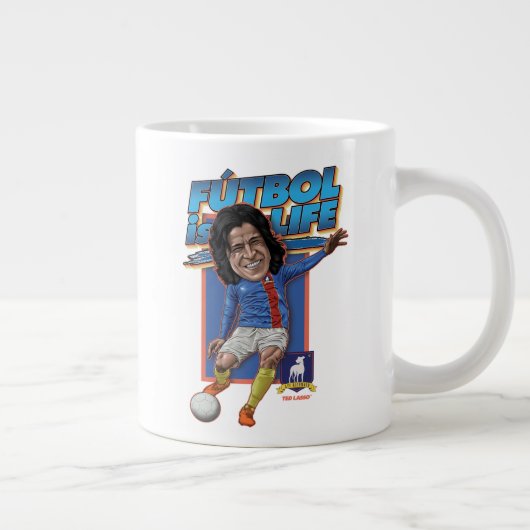 Ted Lasso | Dani Rojas Bobblehad Jumbo-Tasse (Rechts)