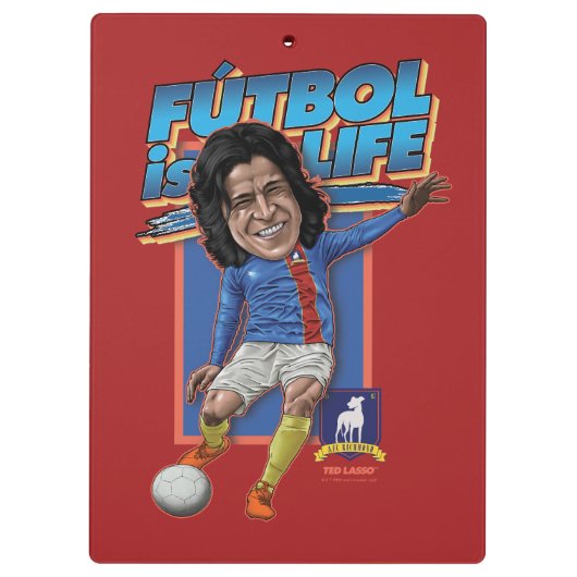 Ted Lasso | Dani Rojas Bobblehad Klemmbrett (Rückseite)