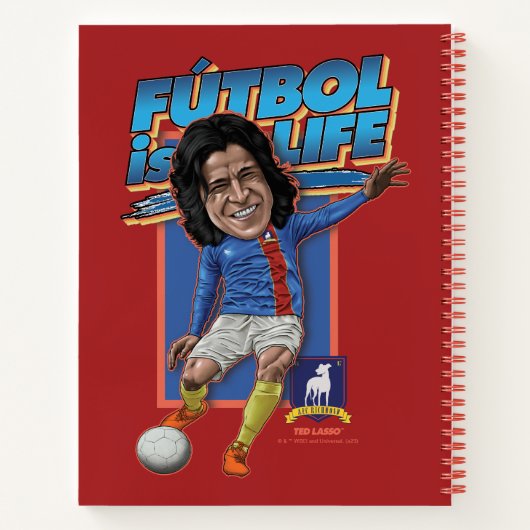 Ted Lasso | Dani Rojas Bobblehad Notizblock (Rückseite)