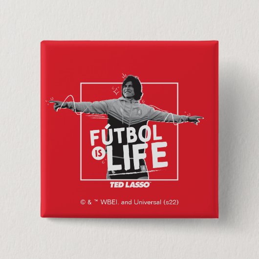 Ted Lasso | Dani Rojas Fútbol is Life Button (Vorderseite)