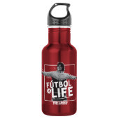 Ted Lasso | Dani Rojas Fútbol is Life Edelstahlflasche (Vorderseite)