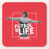 Ted Lasso | Dani Rojas Fútbol is Life Rechteckiger Pappuntersetzer (Vorderseite)