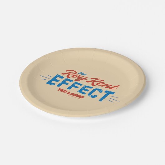 Ted Lasso | Der Roy-Kent-Effekt Pappteller (Schrägansicht)