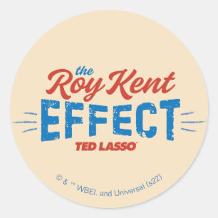 Ted Lasso Der Roy Kent Effekt Vintage-Grafik Runder Aufkleber