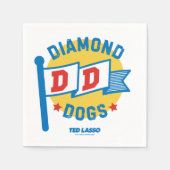 Ted Lasso | Diamanthunde Serviette (Vorderseite)