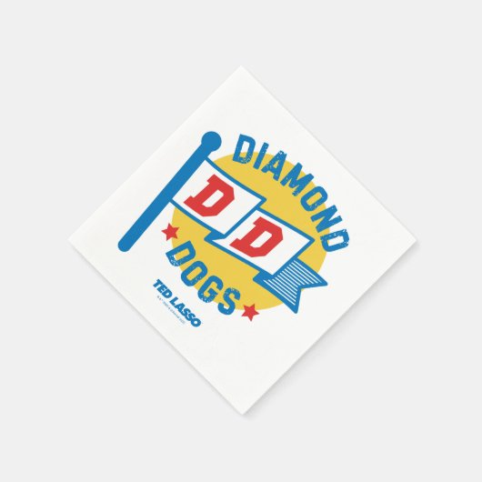 Ted Lasso | Diamanthunde Serviette (Ecke)