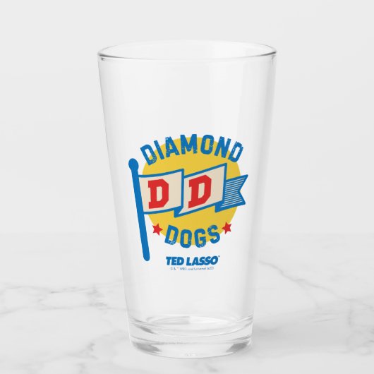 Ted Lasso | Diamond Dogs Pennant Graphic Glas (Vorderseite)