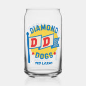 Ted Lasso | Diamond Hogs Pennant Graphic Dosenglas (Vorderseite)