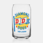 Ted Lasso | Diamond Hogs Pennant Graphic Dosenglas (Rückseite)