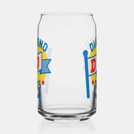 Ted Lasso | Diamond Hogs Pennant Graphic Dosenglas (Links)