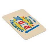 Ted Lasso | Diamond Hogs Pennant Graphic Magnet (Rechte Seite)