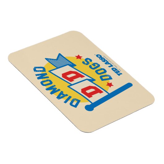 Ted Lasso | Diamond Hogs Pennant Graphic Magnet (Rechte Seite)