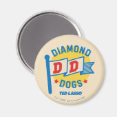 Ted Lasso | Diamond Hogs Pennant Graphic Magnet (Vorderseite/Rückseite)