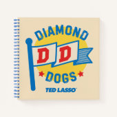 Ted Lasso | Diamond Hogs Pennant Graphic Notizblock (Vorderseite)