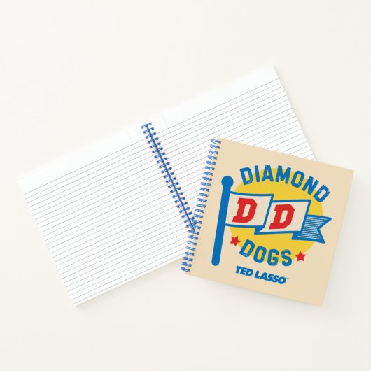 Ted Lasso | Diamond Hogs Pennant Graphic Notizblock (Innenseite)