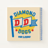 Ted Lasso | Diamond Hogs Pennant Graphic Notizblock (Rückseite)