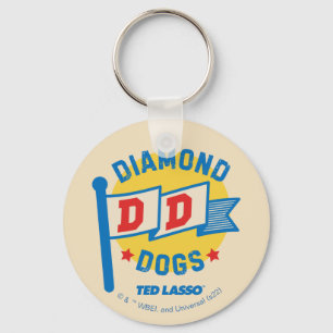 Ted Lasso   Diamond Hogs Pennant Graphic Schlüsselanhänger