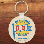 Ted Lasso | Diamond Hogs Pennant Graphic Schlüsselanhänger (Vorderseite)