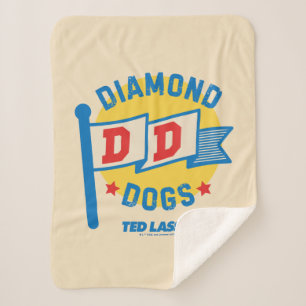 Ted Lasso   Diamond Hogs Pennant Graphic Sherpadecke