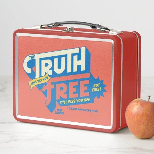 Ted Lasso | Die Wahrheit wird Sie frei Set Metall Brotdose (Beispiel)