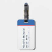 Ted Lasso | Don't You Dare Settle For Fine Gepäckanhänger (Rückseite vertikal)