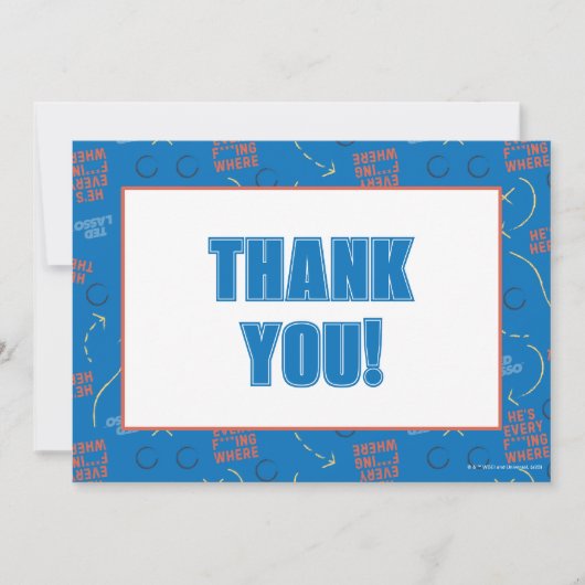 Ted Lasso | Er ist hier, er ist dort, wo Playbook  Mitteilungskarte (Vorderseite)