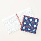 Ted Lasso | Face and Ball Diamond Pattern Notizblock (Innenseite)