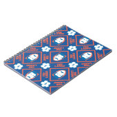 Ted Lasso | Face and Ball Diamond Pattern Notizblock (Linke Seite)