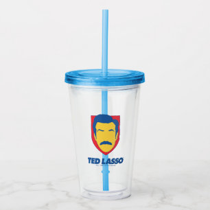 Ted Lasso   Face Icon Acryltrinkbecher