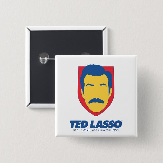 Ted Lasso | Face Icon Button (Vorne & Hinten)