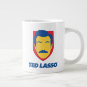 Ted Lasso | Face Icon Jumbo-Tasse (Rechts)