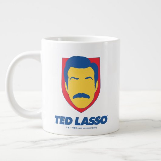 Ted Lasso | Face Icon Jumbo-Tasse (Links)