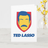 Ted Lasso | Face Icon Karte (Gelbe Blume)