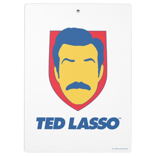 Ted Lasso | Face Icon Klemmbrett (Rückseite)