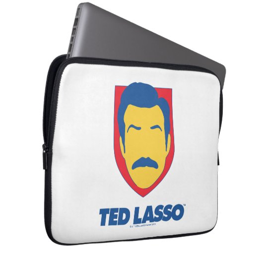 Ted Lasso | Face Icon Laptopschutzhülle (Vorne Rechts)