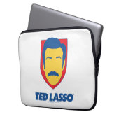 Ted Lasso | Face Icon Laptopschutzhülle (Vorderseite Links)