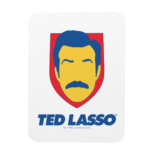 Ted Lasso | Face Icon Magnet (Vertikal)