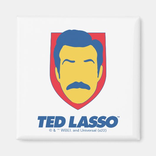 Ted Lasso | Face Icon Magnet (Vorne)