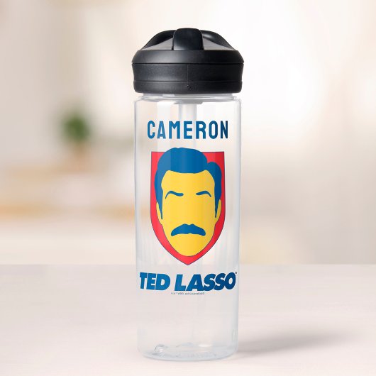 Ted Lasso | Face Icon | Name hinzufügen Trinkflasche
