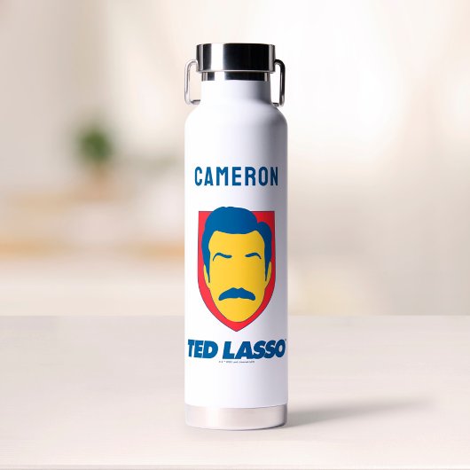 Ted Lasso | Face Icon | Name hinzufügen Trinkflasche