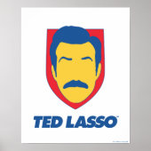 Ted Lasso | Face Icon Poster (Vorne)