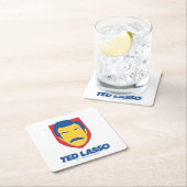 Ted Lasso | Face Icon Rechteckiger Pappuntersetzer (Vor Ort)